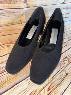 Bandolino Black Women's Low Block Heel Pumps Size 9